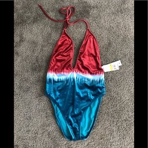 Bikini Lab - Tie Dye Velvet One Piece swimsuit M